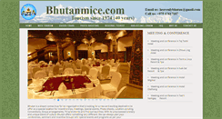 Desktop Screenshot of bhutanmice.com