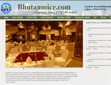 Tablet Screenshot of bhutanmice.com